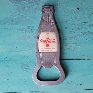 Vintage Coca-Cola 100th anniversary bottle opener